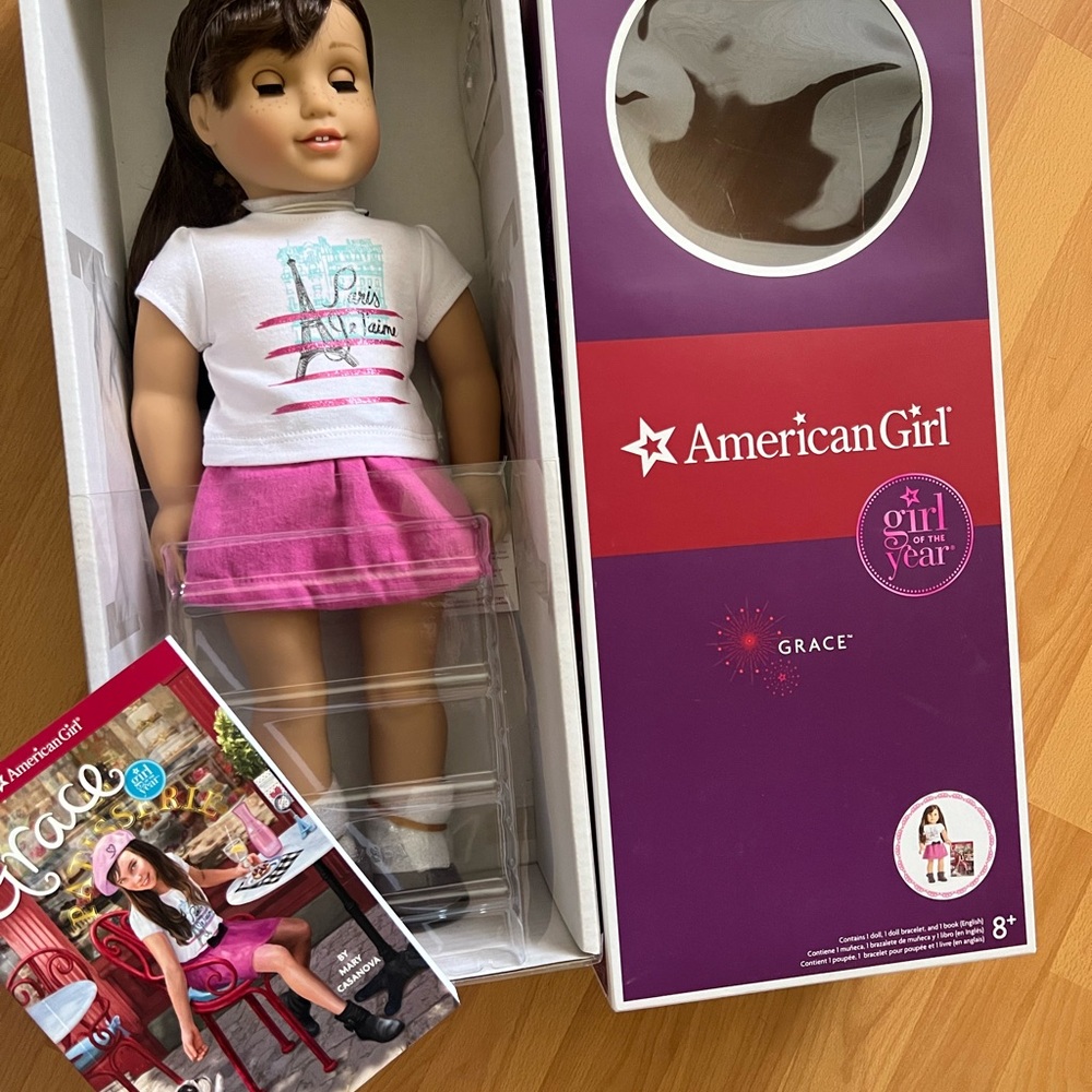 BRAND NEW 2015 release, retired girl of the year Grace- American girl doll